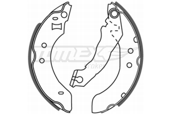 Sada brzdových čeľustí TOMEX Brakes